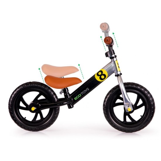 Balansinis dviratukas juodas ECOTOYS